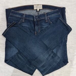 Hatch Dark Blue Nearly Skinny Maternity Jeans